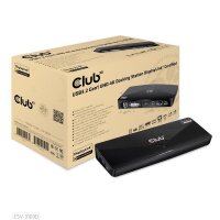 P-CSV-3103D | Club 3D USB 3.0 4k Docking Station,...