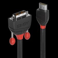P-36270 | Lindy 36270 0.5m HDMI Type A (Standard) DVI-D Schwarz Videokabel-Adapter | Herst. Nr. 36270 | Kabel / Adapter | EAN: 4002888362702 |Gratisversand | Versandkostenfrei in Österrreich