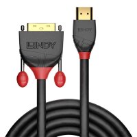 P-36274 | Lindy 36274 5m HDMI Type A (Standard) DVI-D Schwarz Videokabel-Adapter | Herst. Nr. 36274 | Kabel / Adapter | EAN: 4002888362740 |Gratisversand | Versandkostenfrei in Österrreich