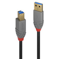 Lindy 36741 USB Kabel 1 m USB A USB B Männlich Schwarz