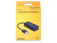 P-62595 | Delock 62595 - Kabelgebunden - USB - Ethernet - 100 Mbit/s | Herst. Nr. 62595 | Netzwerkadapter / Schnittstellen | EAN: 4043619625956 |Gratisversand | Versandkostenfrei in Österrreich