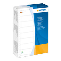 P-8220 | HERMA Computeretiketten 88.9x35.7 mm 2-bahnig weiß Papier matt 8000 St. - Weiß - Selbstklebendes Druckeretikett - Papier - Punktmatrix - Matte - PEFC | 8220 | Verbrauchsmaterial