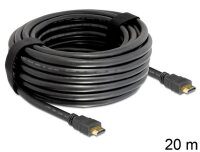 P-83452 | Delock 20m - HDMI - HDMI - 20 m - HDMI Typ A (Standard) - HDMI Typ A (Standard) - 4096 x 2160 Pixel - 10,2 Gbit/s - Schwarz | Herst. Nr. 83452 | Kabel / Adapter | EAN: 4043619834525 |Gratisversand | Versandkostenfrei in Österrreich