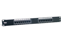 TRENDnet 16-port Cat6 Unshielded Patch Panel - 10/100/1000Base-T(X) - Gigabit Ethernet - Cat6 - ANSI/EIA/TIA 568-B.2-1 ISO/IEC 11801