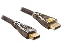 Delock Video- / Audiokabel - DisplayPort (M) - DisplayPort (M) - 5 m ( DisplayPort 1.2 ) - Anthrazit