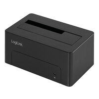 LogiLink QP0027 - Festplatte - SSD - SATA - Serial ATA II - Serial ATA III - 2.5,3.5 Zoll - USB 3.2 Gen 2 (3.1 Gen 2) Type-C - 10 Gbit/s - Schwarz