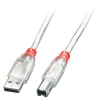 Lindy USB-Kabel - USB (M) bis USB Typ B, 4-polig (M) - 50 cm