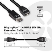 P-CAC-1022 | Club 3D DisplayPort 1.4 HBR3 8K60Hz...