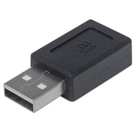 Manhattan USB 2.0 Typ C auf Typ A-Adapter - Typ C-Buchse...