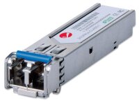 Intellinet Gigabit SFP Mini-GBIC Transceiver für LWL-Kabel - 1000Base-SX (LC) Multimode-Port - 550 m - Faseroptik - 1000 Mbit/s - SFP - LC - 50/125,62.5/125 µm - 550 m