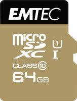 EMTEC Gold+ - Flash-Speicherkarte ( SD-Adapter inbegriffen ) - 64 GB