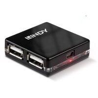 P-42742 | Lindy 4 Port USB 2.0 Mini Hub - Hub - 4 x USB...