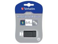 P-49065 | Verbatim PinStripe - USB-Laufwerk - 64 GB - Schwarz | Herst. Nr. 49065 | Flash-Speicher | EAN: 23942490654 |Gratisversand | Versandkostenfrei in Österrreich