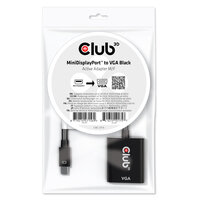Club 3D Adapter DisplayPort Mini> VGA** aktiv - Adapter - Digital/Display/Video
