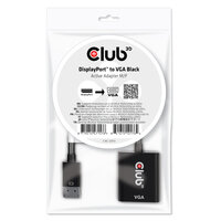 Club 3D Adapter DisplayPort> VGA** aktiv - Adapter - Digital/Display/Video