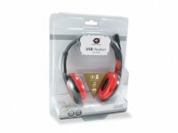 P-CCHATSTARU2R | Conceptronic CCHATSTARU2R - Kopfhörer - Kopfband - Anrufe & Musik - Rot - Binaural - Digital | Herst. Nr. CCHATSTARU2R | Audio Ein-/Ausgabegeräte | EAN: 4015867201879 |Gratisversand | Versandkostenfrei in Österrreich