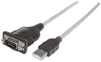 Manhattan Kabel USB / seriell - USB (M) bis DB-9 (M) - 45 cm