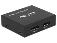 Delock Video-/Audio-Splitter - 2 x DisplayPort - Desktop