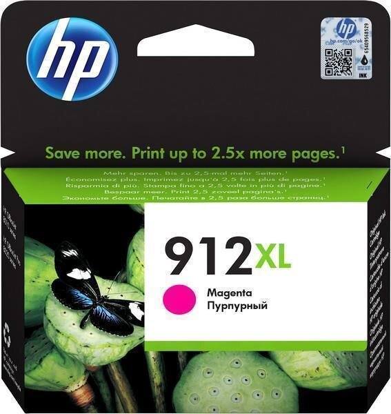 HP 912XL - Original - Tinte auf Pigmentbasis - Magenta - HP - OfficeJet 8012  - OfficeJet 8014  - OfficeJet 8015  - OfficeJet Pro 8022  - OfficeJet Pro 8024 ,... - 1 Stück(e)