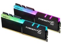 G.Skill Trident Z RGB (For AMD) F4-3200C16D-32GTZRX. Komponente für: PC / Server, RAM-Speicher: 32 GB, Speicherlayout (Module x Größe): 2 x 16 GB, Interner Speichertyp: DDR4, Speichertaktfrequenz: 3200 MHz, Memory Formfaktor: 288-pin DIMM, CAS Latenz: 16