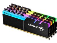G.Skill Trident Z RGB (For AMD) F4-3200C16Q-32GTZRX. Komponente für: PC / Server, RAM-Speicher: 32 GB, Speicherlayout (Module x Größe): 4 x 8 GB, Interner Speichertyp: DDR4, Speichertaktfrequenz: 3200 MHz, Memory Formfaktor: 288-pin DIMM, CAS Latenz: 16