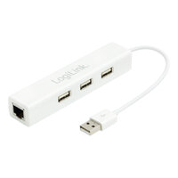 LogiLink UA0174A - Kabelgebunden - USB - Ethernet - 100 Mbit/s - Weiß