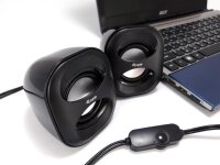 P-245330 | Equip Mini-USB-Lautsprecher - 2.0 Kanäle - Verkabelt - 3 W - 90 - 20 Hz - 40 Ohm - Schwarz | Herst. Nr. 245330 | Audio Ein-/Ausgabegeräte | EAN: 4015867221440 |Gratisversand | Versandkostenfrei in Österrreich