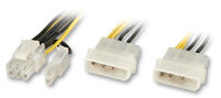 Lindy Internes Stromadapterkabel SLI-Grafik- für und PCIe-Ka