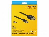 P-84928 | Delock 84928 - 2 m - Mini DisplayPort - DisplayPort - Männlich - Männlich - 7680 x 4320 Pixel | Herst. Nr. 84928 | Kabel / Adapter | EAN: 4043619849284 |Gratisversand | Versandkostenfrei in Österrreich