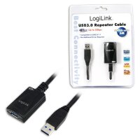 P-UA0127 | LogiLink 5.0m USB 3.0 M/F - 5 m - USB A - USB...