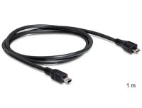 P-83177 | Delock 1m USB2.0 microB/miniB - 1 m - Micro-USB B - Mini-USB B - USB 2.0 - Männlich/Männlich - Schwarz | Herst. Nr. 83177 | Kabel / Adapter | EAN: 4043619831777 |Gratisversand | Versandkostenfrei in Österrreich
