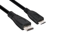 P-CAC-1350 | Club 3D Mini HDMI to HDMI 2.0 4K 60Hz Cable Stecker / Stecker 1m =Bidirektional = | CAC-1350 | Zubehör