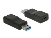 P-65696 | Delock 65696 - USB 3.1 Gen 2 Type-A - USB 3.1 Gen 2 Type-C - Schwarz | 65696 | Zubehör