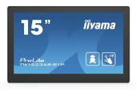 Iiyama ProLite TW1523AS-B1P - 39,6 cm (15.6 Zoll) - 450 cd/m² - Full HD - LED - 16:9 - 30 ms