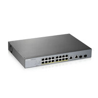 P-GS1350-18HP-EU0101F | ZyXEL GS1350-18HP-EU0101F - Managed - L2 - Gigabit Ethernet (10/100/1000) - Power over Ethernet (PoE) - Rack-Einbau | GS1350-18HP-EU0101F | Netzwerktechnik