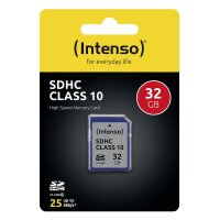 P-3411480 | Intenso SD Karte Class 10 - 32 GB - SDHC -...