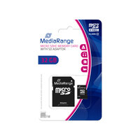 MEDIARANGE 32GB microSDHC - 32 GB - MicroSDHC - Klasse 10 - 45 MB/s - 15 MB/s - Schwarz