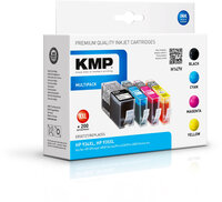 KMP H147V - Tinte auf Pigmentbasis - Schwarz - Cyan - Magenta - Gelb - HP - Multi pack - OfficeJet 6812 OfficeJet 6815 OfficeJet 6820 OfficeJet 6822 OfficeJet 6825 OfficeJet Pro 6235... - Tintenstrahldrucker