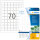 HERMA Ablösbare Etiketten A4 24x24 mm weiß quadratisch Movables/ablösbar Papier matt 1750 St. - Weiß - Selbstklebendes Druckeretikett - A4 - Papier - Laser/Inkjet - Entfernbar