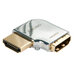 P-41508 | Lindy CROMO Left - Rechtwinkliger Adapter - HDMI | Herst. Nr. 41508 | Kabel / Adapter | EAN: 4002888415088 |Gratisversand | Versandkostenfrei in Österrreich