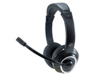 P-POLONA01B | Conceptronic POLONA USB-Headset - Kopfhörer - Kopfband - Anrufe & Musik - Schwarz - Binaural - Lautstärke + - Lautsärke - | POLONA01B | Audio, Video & Hifi