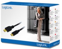 P-CH0021 | LogiLink CH0021 - 1 m - HDMI Typ A (Standard) - HDMI Type C (Mini) - 8,16 Gbit/s - Schwarz | Herst. Nr. CH0021 | Kabel / Adapter | EAN: 4052792005851 |Gratisversand | Versandkostenfrei in Österrreich