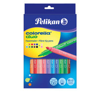 Pelikan Colorella Duo C407 - Fein - 12 Farben -...