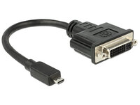 P-65563 | Delock 65563 - 0,2 m - DVI-D - Micro-HDMI -...
