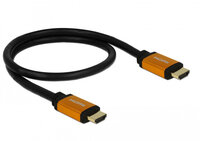 P-85726 | Delock 85726 - 0,5 m - HDMI Typ A (Standard) - HDMI Typ A (Standard) - 3D - 48 Gbit/s - Schwarz - Gold | 85726 | Zubehör