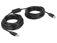 P-82915 | Delock 11m - USB2.0-A - USB2.0-B - 11 m - USB A - USB B - USB 2.0 - Männlich/Männlich - Schwarz | 82915 | Zubehör