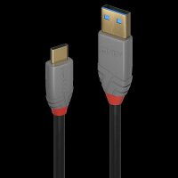 P-36910 | Lindy 36910 USB Kabel 0,5 m USB C USB A Männlich Schwarz - Grau | Herst. Nr. 36910 | Kabel / Adapter | EAN: 4002888369107 |Gratisversand | Versandkostenfrei in Österrreich