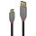 P-36910 | Lindy 36910 USB Kabel 0,5 m USB C USB A Männlich Schwarz - Grau | 36910 | Zubehör