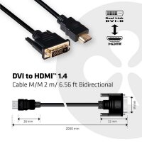 P-CAC-1210 | Club 3D DVI auf HDMI 1.4 Kabel St./St....