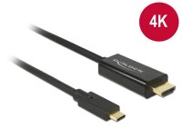 P-85258 | Delock 85258 - 1 m - USB Typ-C - HDMI - Männlich - Männlich - Gold | 85258 | Zubehör